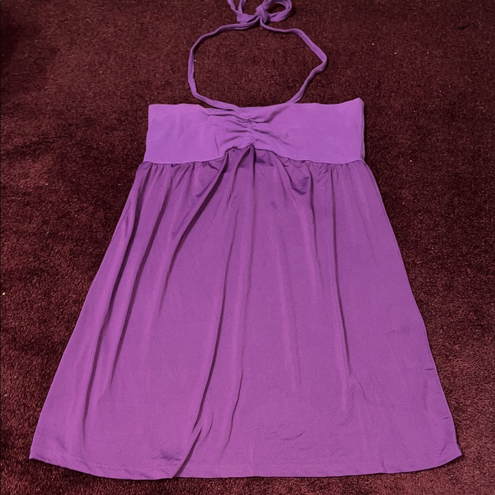 Avon Strapless Purple Dress